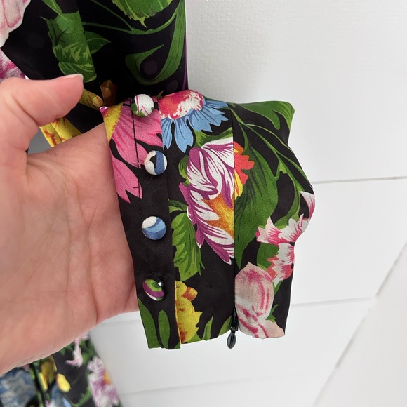 Ronny Kobo Lottie Floral Mini Dress - Picture 9 of 13